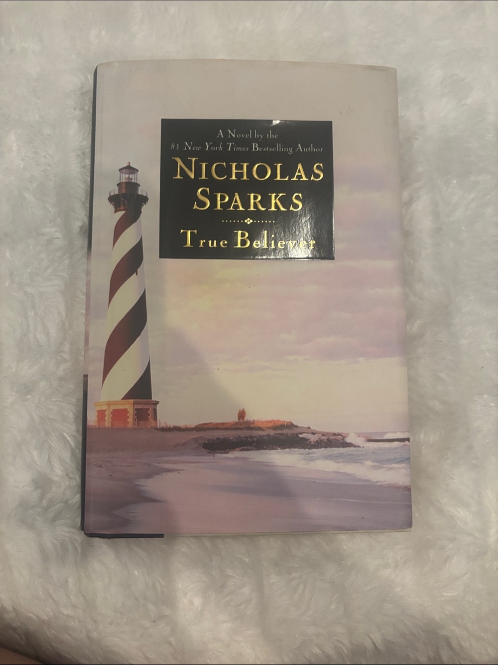 True Believer Hardcover - White & Pink Lighthouse Cover